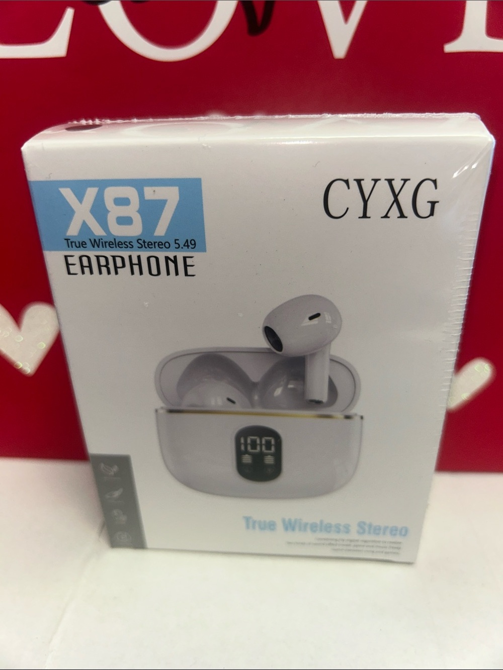 X87 True Wireless Stereo Earbuds - White